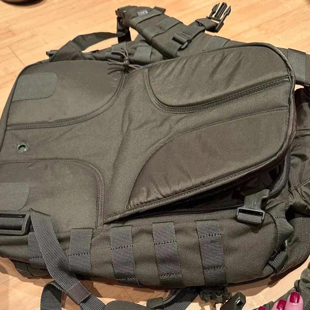 5.11 Army Green Tactical Backpack - Picture 6 of 7